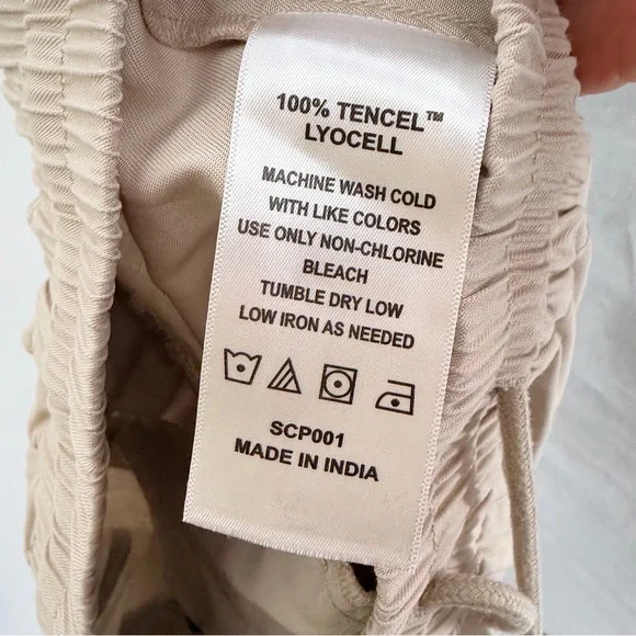 Quince Shale Vintage Wash Wide Leg Tencel Pants XL - Picture 4 of 6